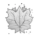 maple leaf, oak leaf, rose, trillium flower  tattoo design idea
