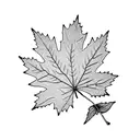 maple leaf, oak leaf, rose, trillium flower  tattoo design idea