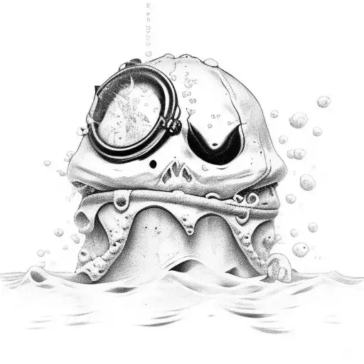 you’ve simply had enough of drowning and you want to live and love tattoo design idea