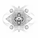 7 chakras tattoo design idea