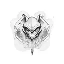 rebel tattoo design idea