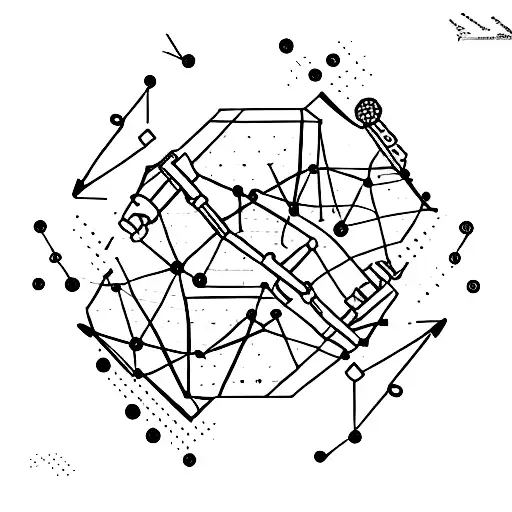 Symbolic representation of a breakthrough discovery in pharmaceutical research tattoo design idea