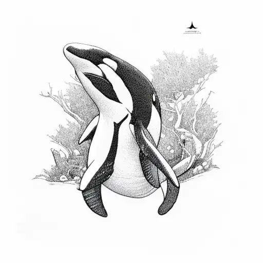 orca tattoo design idea