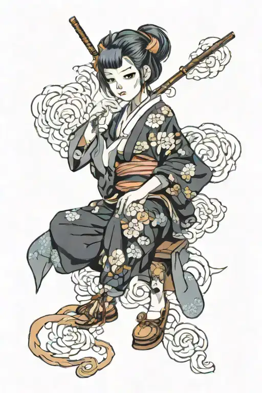 tattoo anime girl sexy tattoo design idea