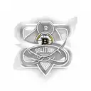 Boston bruins logo and Irish clover tattoo design idea