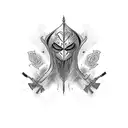 Jhin fourth shot tattoo design idea