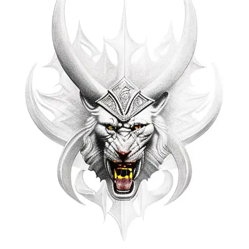 warrior of god tattoo design idea