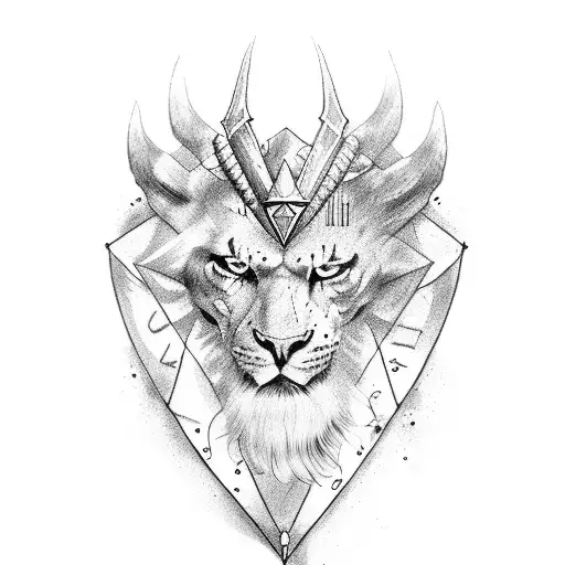 double edged sword with hebrews 4:12 tattoo design idea