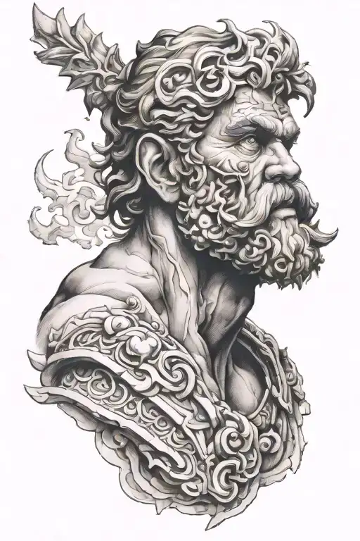 Hephaestus tattoo design idea