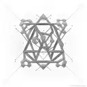 tramadol molecule tattoo design idea