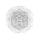 infinity with 3 hearts tattoo design idea