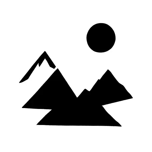 Mountain see mix tattoo design idea