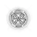triskelion abdomen  tattoo design idea