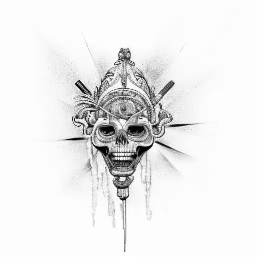  south beach miami tattoo design idea