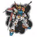 gundam eings tattoo design idea