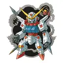 gundam eings tattoo design idea