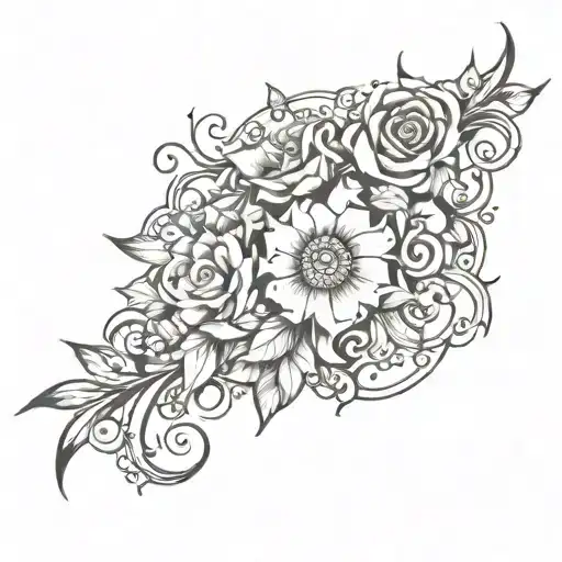 Tattoo on abdomen tattoo design idea