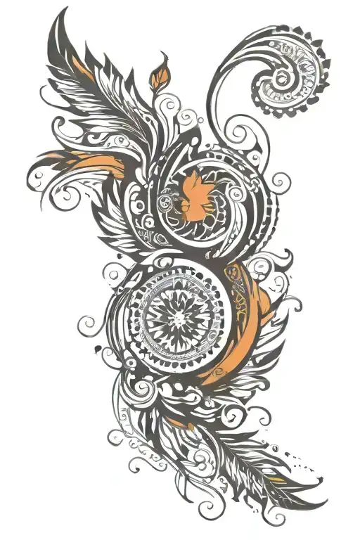 Indian tattoo design idea