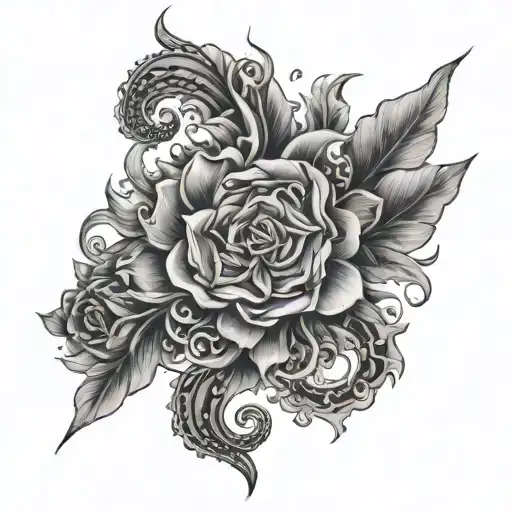 Tattoo on abdomen tattoo design idea