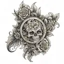 Tattoo on abdomen tattoo design idea