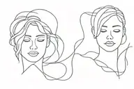 mental health struggles tattoo design idea