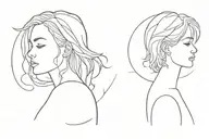 mental health struggles tattoo design idea