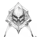 assassin's Creed Valhalla  stranger things  tattoo design idea