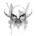 assassin's Creed Valhalla  stranger things  tattoo design idea