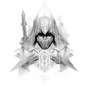 assassin's Creed Valhalla  stranger things  tattoo design idea