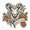 worthy is the lamb who was slain to break the seal and open the scroll  tattoo design idea