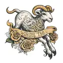worthy is the lamb who was slain to break the seal and open the scroll  tattoo design idea