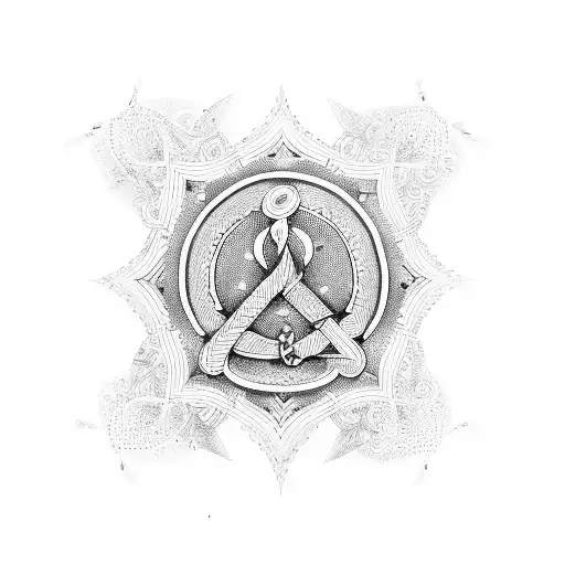 Sikh Khanda tattoo design idea