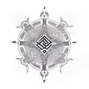 Sikh Khanda tattoo design idea