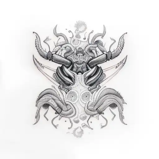 aylin,Scorpio,twin flame  tattoo design idea