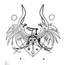 aylin Scorpio twin flame Emre Sagittarius  tattoo design idea