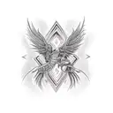 aylin,Scorpio,twin flame  tattoo design idea