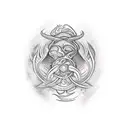 aylin,Scorpio,twin flame  tattoo design idea