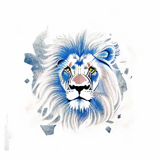 lion, eagle, and bear tattoo design idea