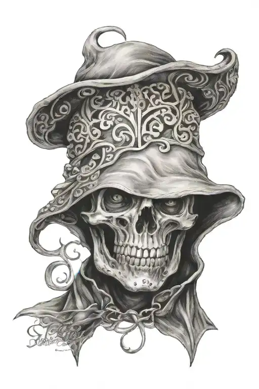 death eater mark tattoo design idea