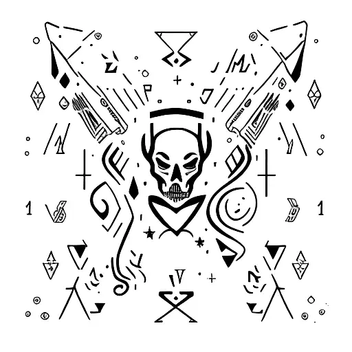 protego spell tattoo design idea