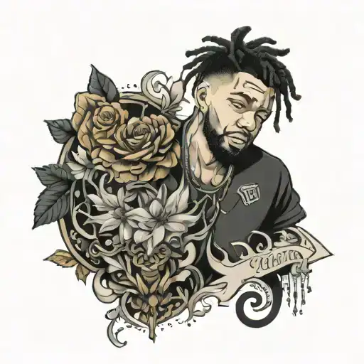 lyrics to love yourz by j cole   tattoo design idea