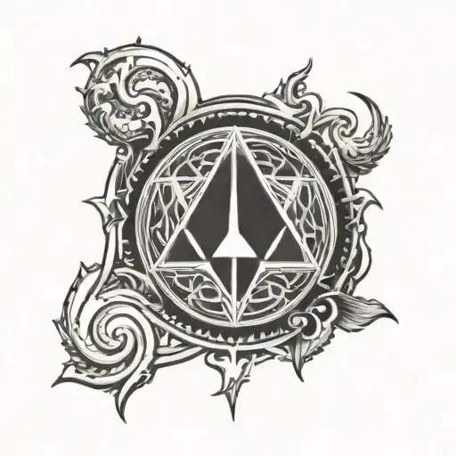 Magic the gathering mana symbols tattoo design idea