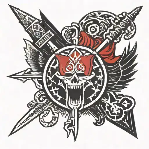 berserk symbol tattoo design idea