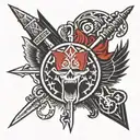 berserk symbol tattoo design idea