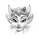 tinkerbell tattoo design idea
