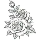 TSD inside Rose tattoo design tattoo design idea