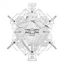 helicopter tattoo design idea