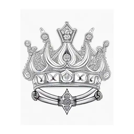 Queen's Crown tattoo design idea