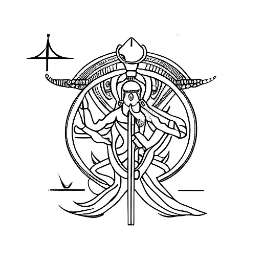 libra scorpio sagitarius tattoo design idea