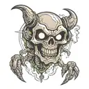 doom cacademon tattoo design idea